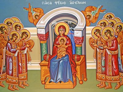 El himno a la virgen (Himno Akathist), Chipre de Cypriot