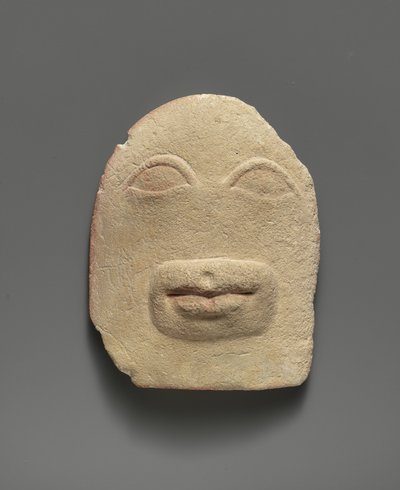 Relieve votivo de piedra caliza de ojos y una boca (piedra caliza) de Cypriot School