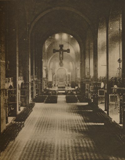 Interior de la Catedral de Westminster Visto desde el Extremo Oeste de Cyril Ellis