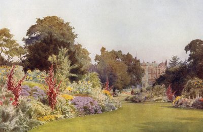 A Glade off the Lawn, Sandringham (litografia en color) de Cyril Ward
