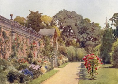 Crimson Ramblers en Osborne (litografia en color) de Cyril Ward