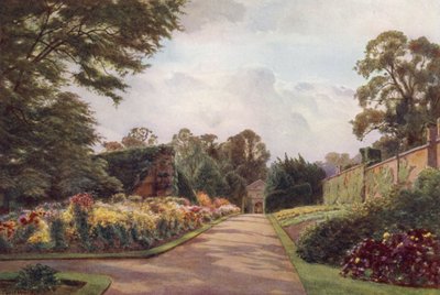 Primeros crisantemos, Claremont (litografia en color) de Cyril Ward