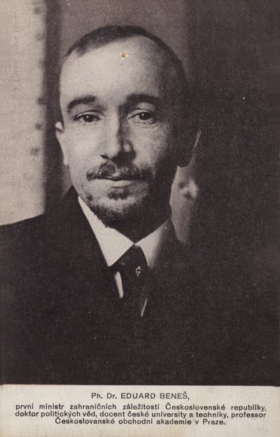 Edvard Benes de Czech Photographer