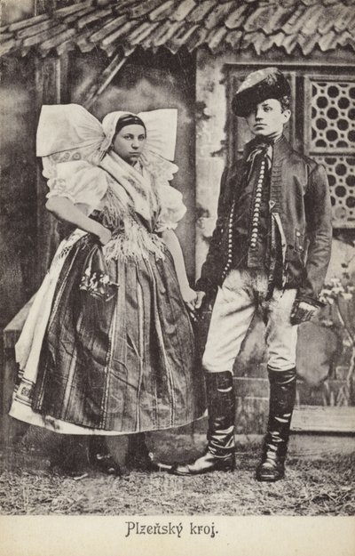 Traje tradicional de Plzensky de Czech Photographer