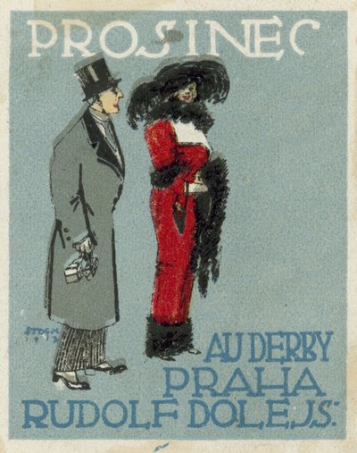 Diciembre. Moda Au Derby Rudolf Dole, Praga de Czech School