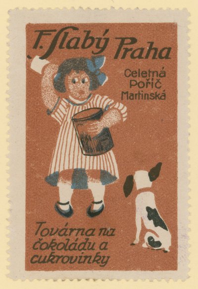 Fábrica de chocolate y confitería de F Slaby, Praga de Czech School