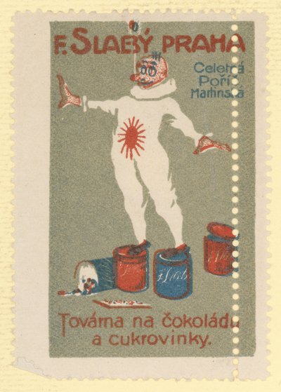 Fábrica de chocolate y confitería de F Slaby, Praga de Czech School