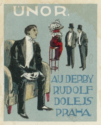 Febrero. Moda Au Derby Rudolf Dole, Praga de Czech School