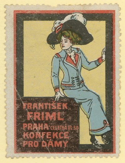 Frantisek Friml ropa de mujer, Praga de Czech School
