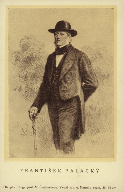 František Palacký (1798-1876), historiador y político checo de Czech School