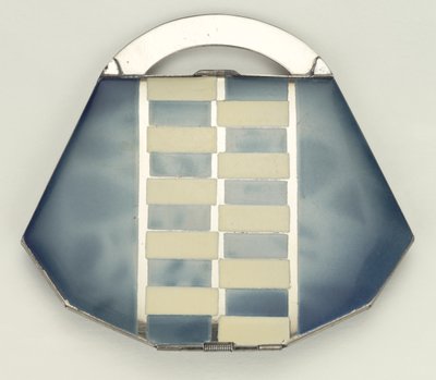 Compacto de polvo de bolso Princess, checo, 1930s de Czech School