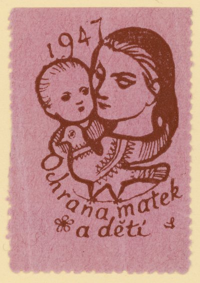 Protección de madres e hijos, 1947 de Czech School