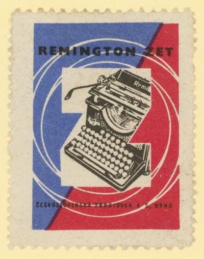 Máquinas de escribir Remington de Czech School