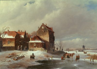 Escena de invierno de D. Pols