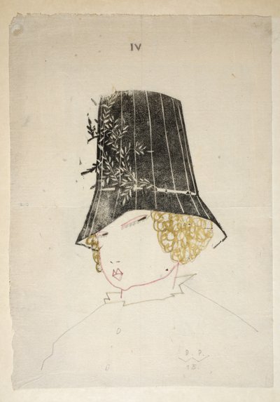 Diseño para un sombrero, lámina 4, ilustración de 