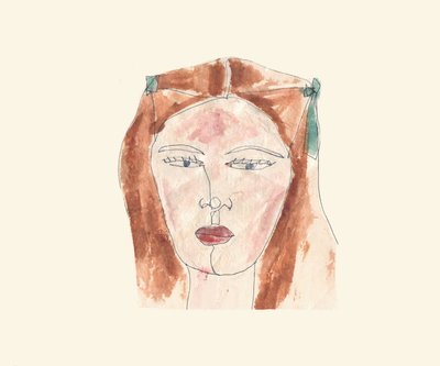 Niña (acuarela) de Daisy de Villeneuve
