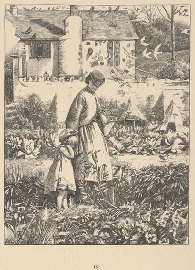 La Abeja de la Isla de Wayside Posies: Poemas Originales de la Vida en el Campo, 1867 de Dalziel Brothers