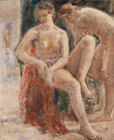 Dos desnudos femeninos de Dame Ethel Walker