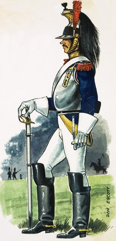 Coracero francés del Ejército Imperial de Francia de Dan Escott