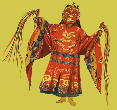 Vestuario teatral japonés de Dan Escott