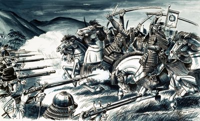 La batalla de Nagashino en 1575 de Dan Escott