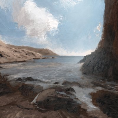 Playa de Castle Cove de Dan Hobday