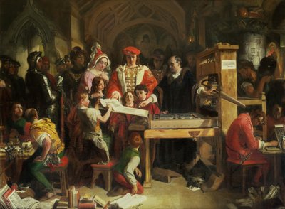 La imprenta de Caxton de Daniel Maclise