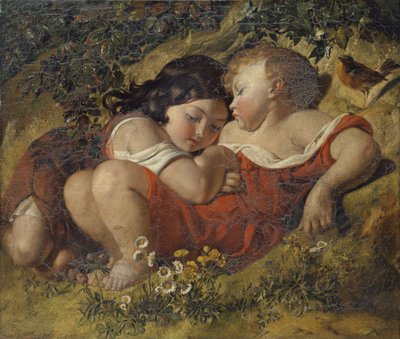 Niños en el bosque de Daniel Maclise