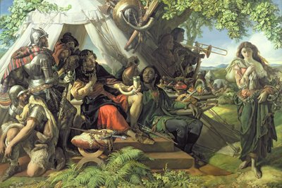 El rey Cophetua y la mendiga de Daniel Maclise