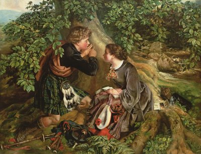 Amantes de Escocia,1863 de Daniel Maclise