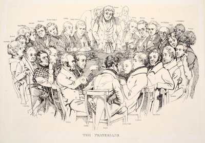 Los Fraserianos, pub. 1835 (grabado) de Daniel Maclise
