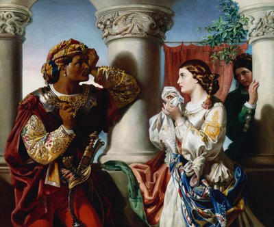 Otelo y Desdémona de Daniel Maclise