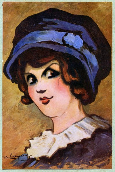Literatura. Teatro. La actriz francesa Eve Lavalliere. Ilustración de Daniel de Losques en: Je Sais Tout (revista), Francia, oct. de Daniel (1880 1915) de Losques