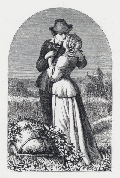 Ilustración para el poema de Tennyson, La Princesa de Daniel (after) Maclise