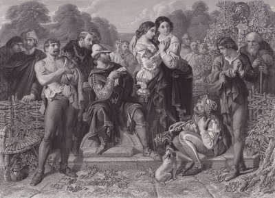 Orlando y el Luchador, "Como Gustéis" de Daniel (after) Maclise