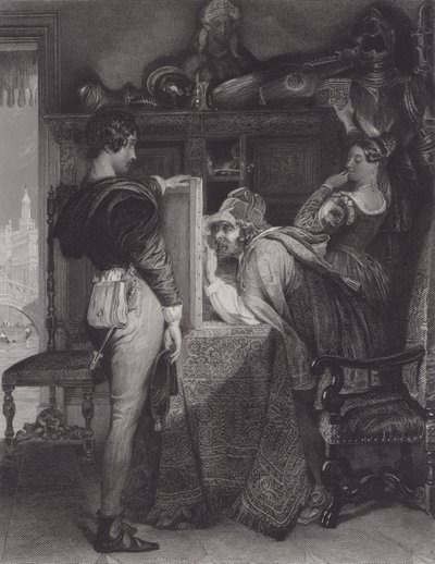 Salvator Rosa de Daniel (after) Maclise