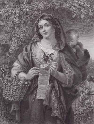 El Cantante de Baladas de Daniel (after) Maclise