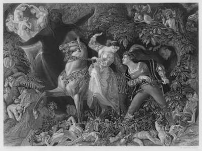 Undine, de la imagen en la Colección Real de Daniel (after) Maclise