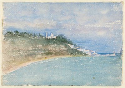 Punto oeste de Argel, África del Norte, Boceto de viaje, 1896 de Daniel Burnham