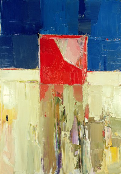 Cubo rojo de Daniel Cacouault