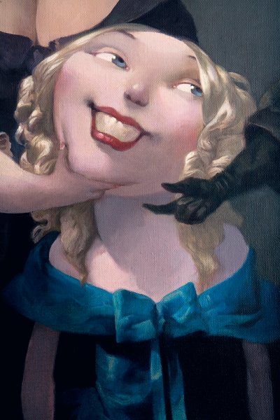 La propuesta (detalle), de Barba Azul por Charles Perrault de Daniel Cacouault