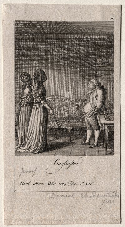 Cagliostro de Daniel Chodowiecki
