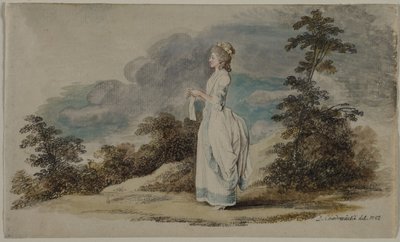 Susanne (La hija del artista a los veintiún años) de Daniel Chodowiecki