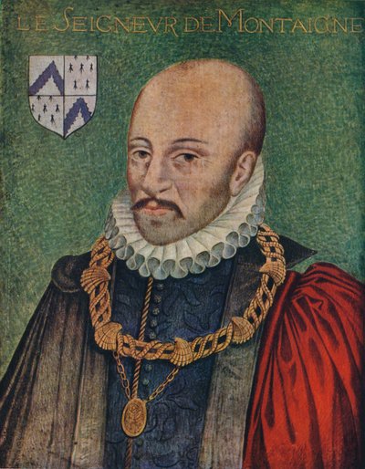 Retrato de Michel Montaigne de Daniel Dumonstier