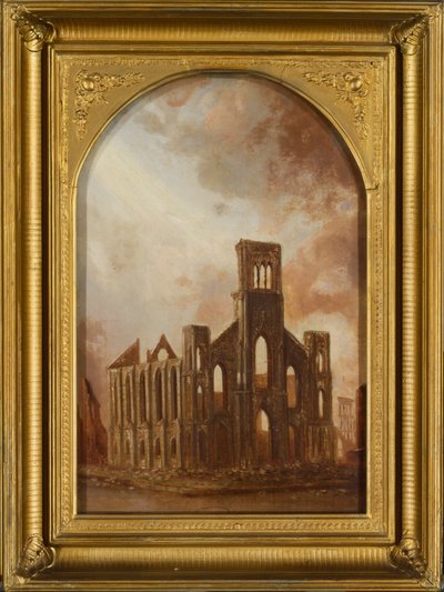 Iglesia Universalista de San Pablo después del Incendio de Chicago de 1871, 1872 de Daniel Folger Bigelow