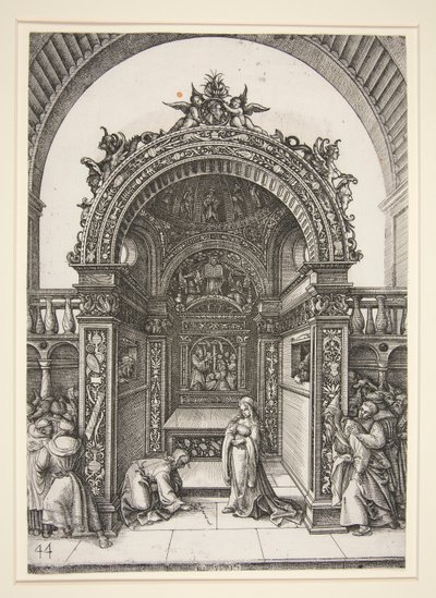 Sagrario de Altar con la Mujer Adúltera de Daniel Hopfer