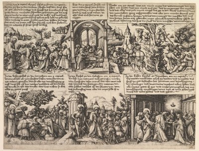 Diferentes escenas, de los Evangelios y de Acta Apostolorum de Daniel Hopfer