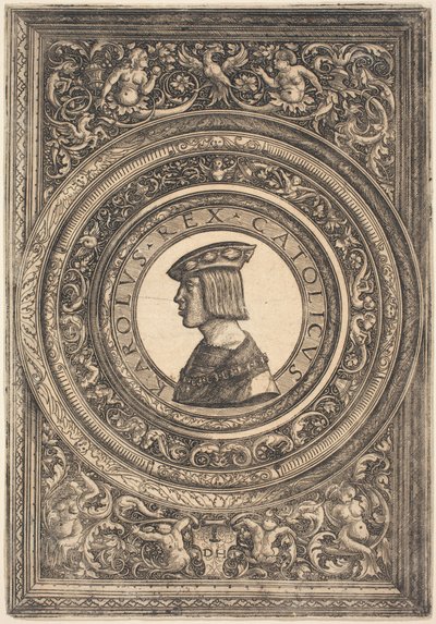 El emperador Carlos V de Daniel Hopfer