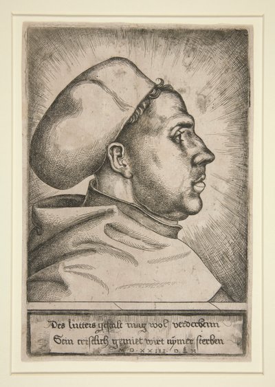 Martín Lutero de Daniel Hopfer