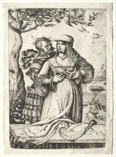 Soldado abrazando a una mujer de Daniel Hopfer